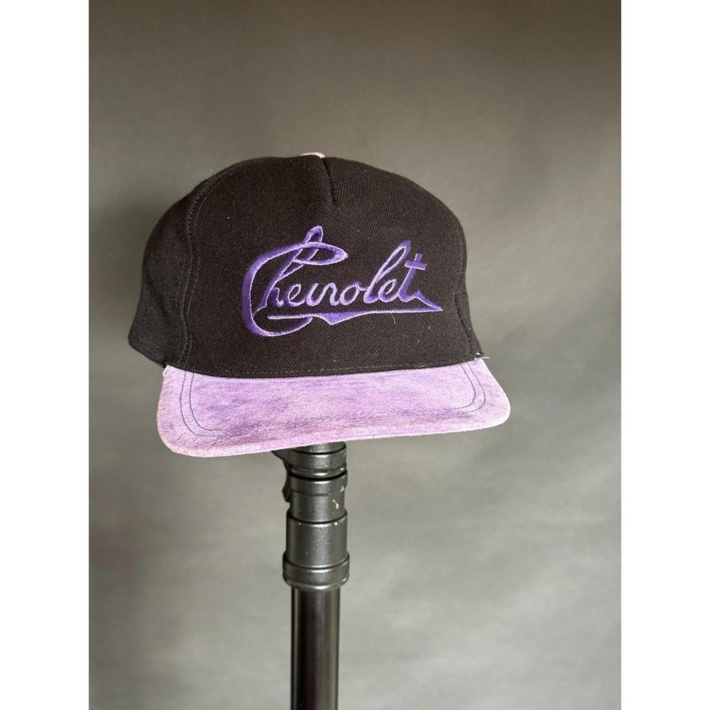 Chevrolet Suede Snapback Chevy Black One Size Adjustable San Sun